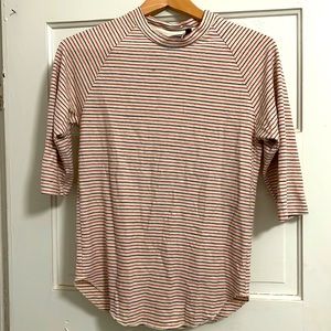 Jungmaven 3/4 striped tee